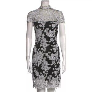 Tadashi Shoji- Lace Pattern Mini Dress- Size: 14
